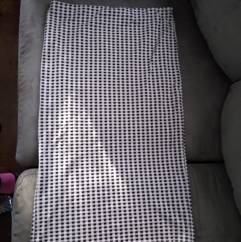 Topshop gingham skirt